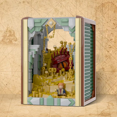 MOC-222251 Book Nook - Smaug Building Blocks Blocks Toy Children's Birthday Gift