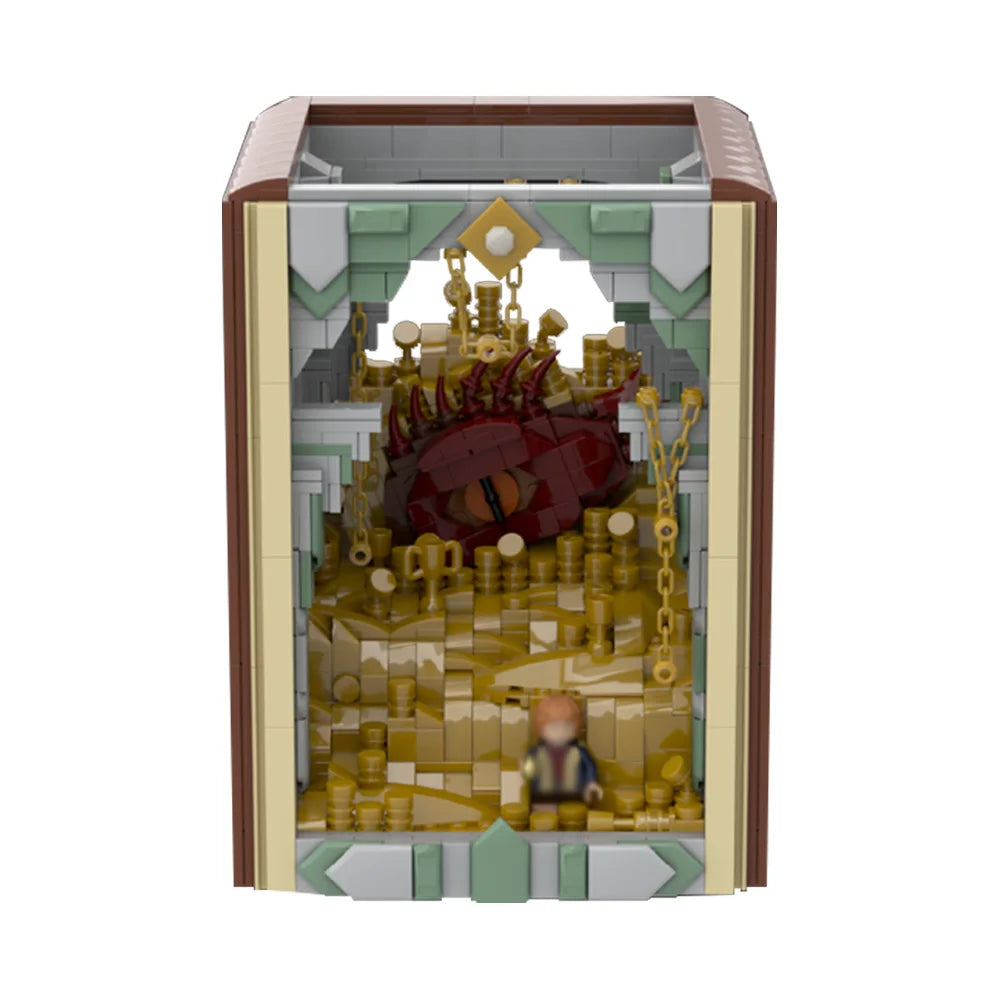 MOC-222251 Book Nook - Smaug Building Blocks Blocks Toy Children's Birthday Gift