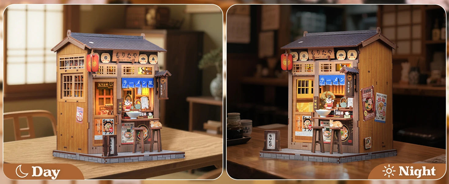 CUTEBEE Book Nook DIY Building Kit with Laser-Cut Precision Pieces 3D Wooden Puzzle  Collectible Desk Home Decor for Gift Idea