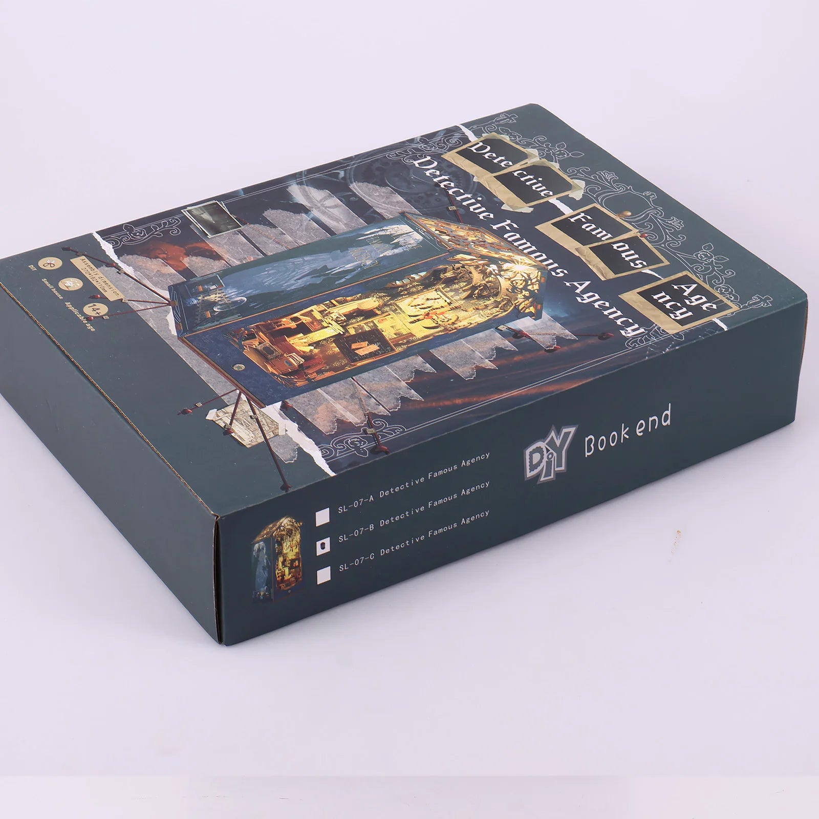 New DIY Book Nook Kit 3D Wooden Bookshelf Miniature Building Kits Home Decor Creative Model for Adults Halloween Christmas Gifts