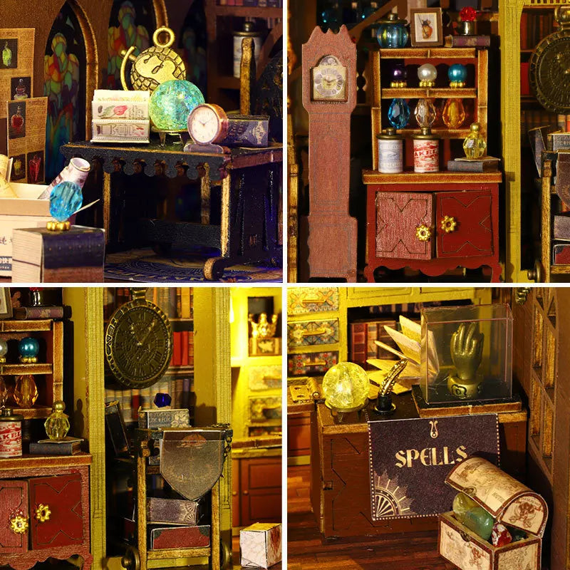 2014 DIY Doll House Wooden Miniature Building Kits  Dollhouse Furniture Accessories Toys for Children Birthday Christmas Gifts | BookNook Store