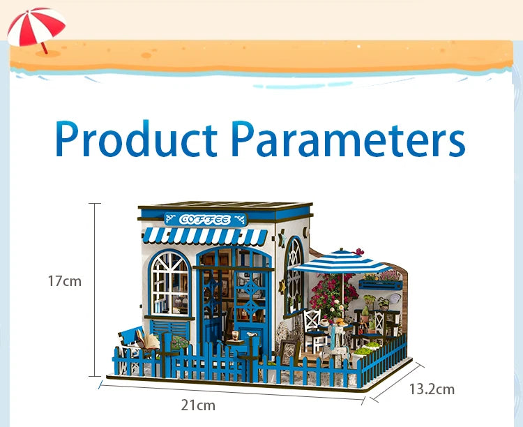 Book Nook Kit DIY Doll House With LED Light Bookshelf Insert Wooden Mini Dollhouse Furniture Light Kit For Birthday Family Gift