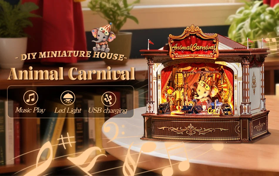 CUTEBEE Book Nook DIY Building Kit with Laser-Cut Precision Pieces 3D Wooden Puzzle  Collectible Desk Home Decor for Gift Idea