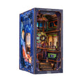 CUTEBEE DIY Book Nook Cthulhu Wooden Dollhouse with LED Dust Cover Bookshelf Insert 3D Puzzle Decor for Gift The Eye of Old God