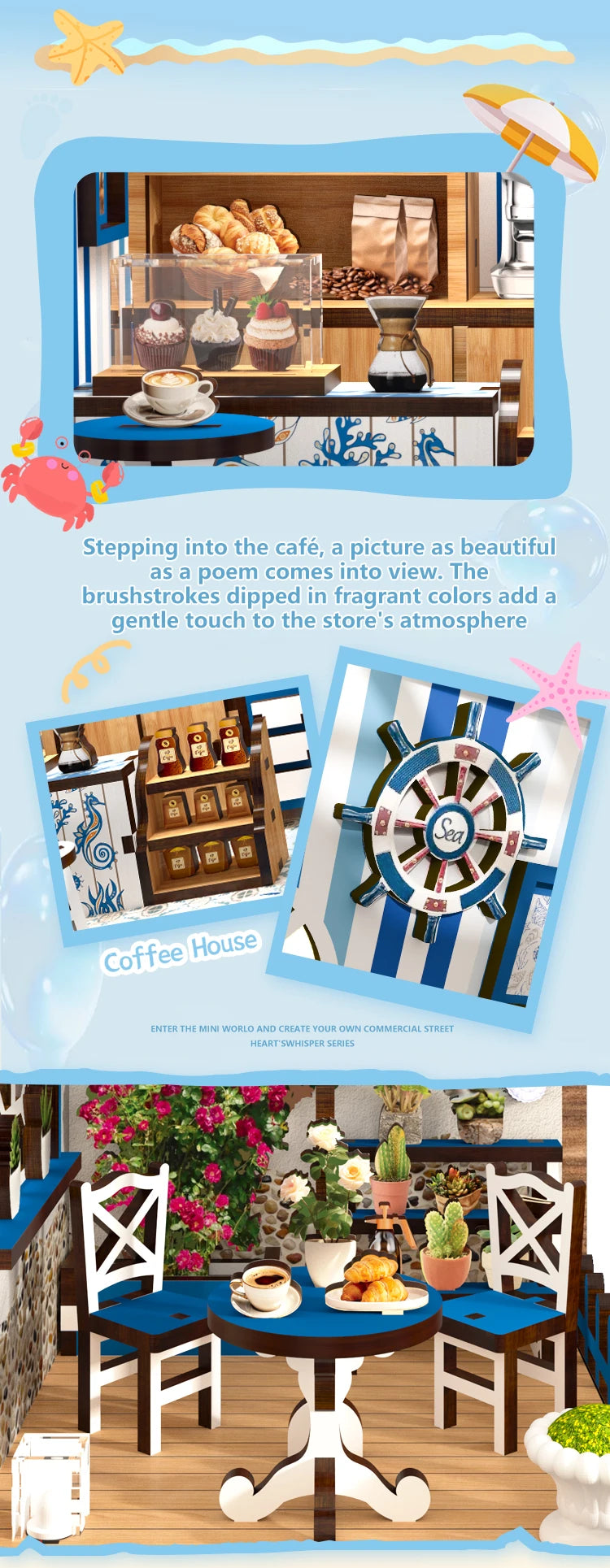 Book Nook Kit DIY Doll House With LED Light Bookshelf Insert Wooden Mini Dollhouse Furniture Light Kit For Birthday Family Gift