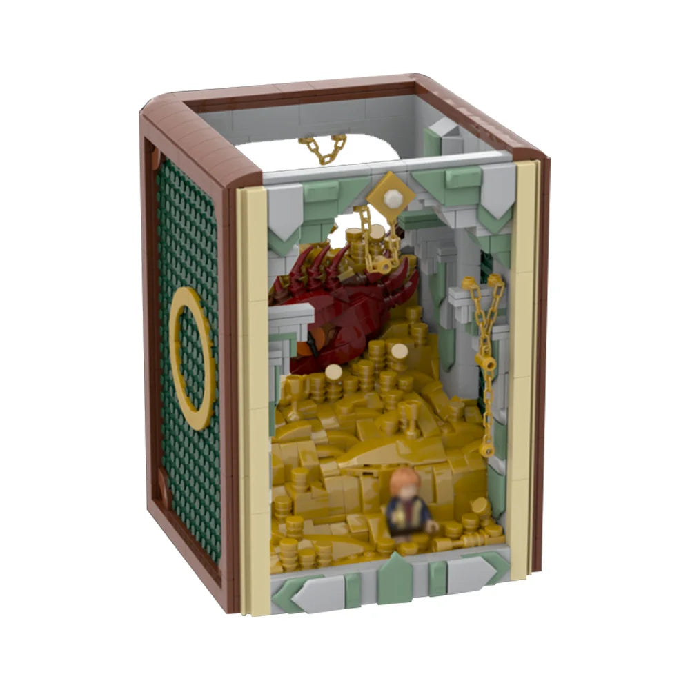 MOC-222251 Book Nook - Smaug Building Blocks Blocks Toy Children's Birthday Gift