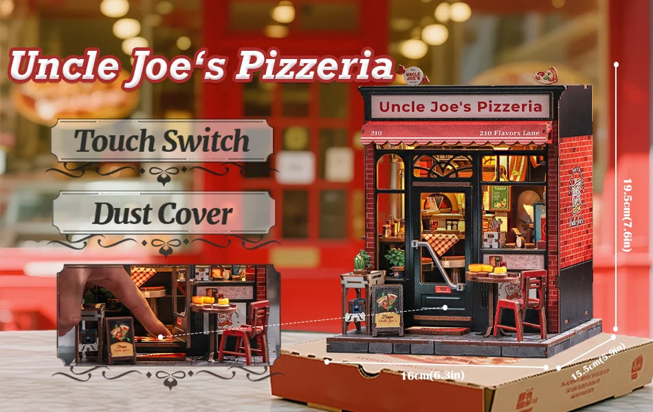 CUTEBEE Book Nook DIY Building Kit with Laser-Cut Precision Pieces 3D Wooden Puzzle  Collectible Desk Home Decor for Gift Idea