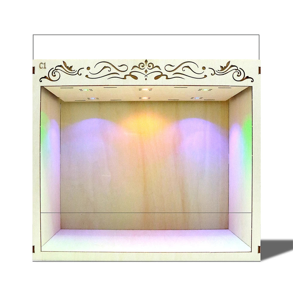 Book Nook Kit Creativity DIY 3D Puzzle Wooden with LED Light Carving Free Engraving Custom Name Figurines Dollhouse Birthday