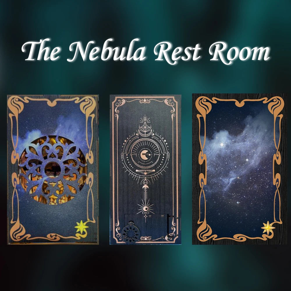 Cutebee DIY Book Nook Kit 3D Wooden Dollhouse Bookshelf Insert Decor Alley Miniature House with Dustproof LED Light Booknook