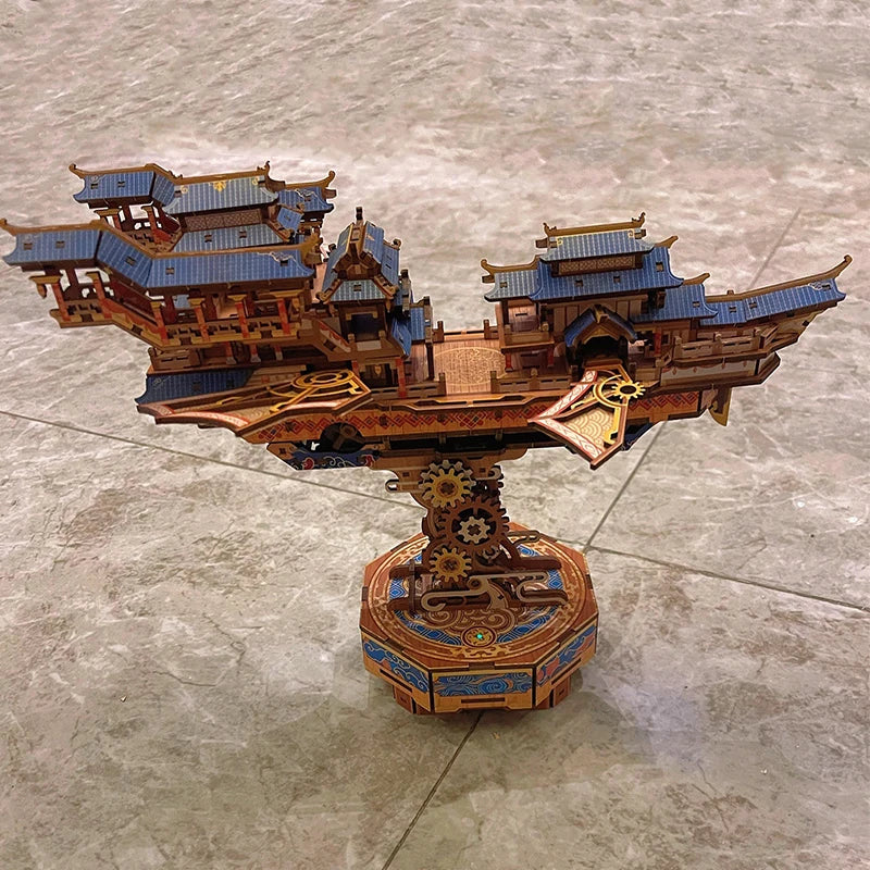 DIY Book Nook Shelf Insert Kits Wooden Miniature Model Kit Cyberrpunk Bookend Assembled Bookshelf Home Decor Christmas Gifts