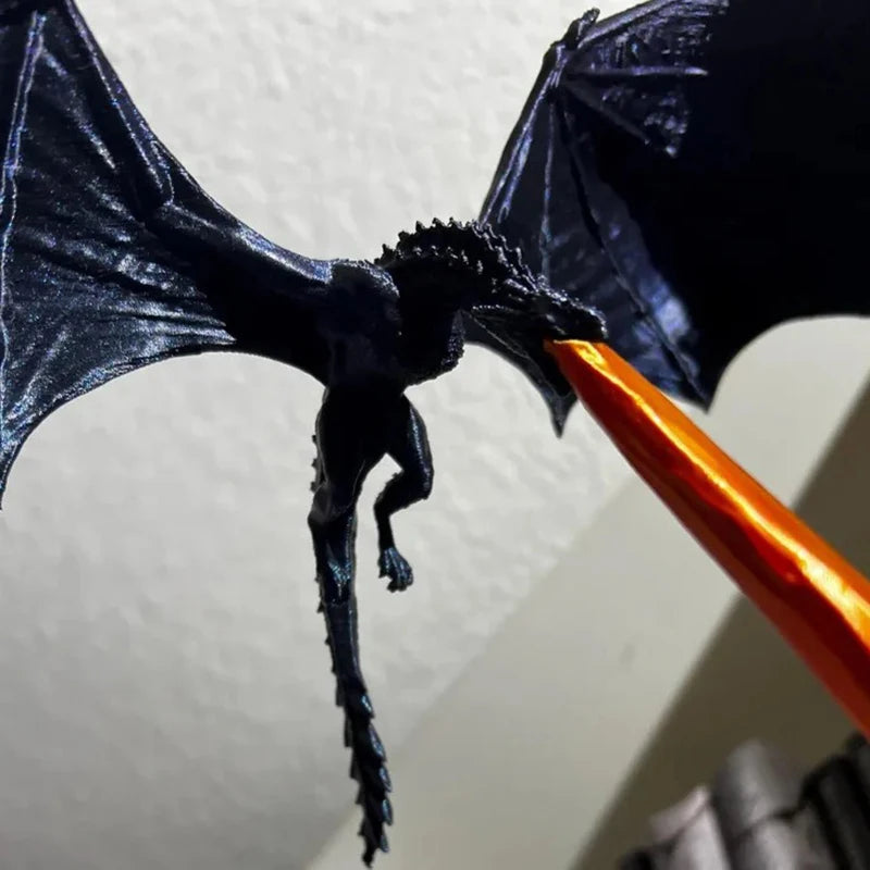 Novelty Dragon Flame Book Nook Adornment, a Perfect Birthday Gift.