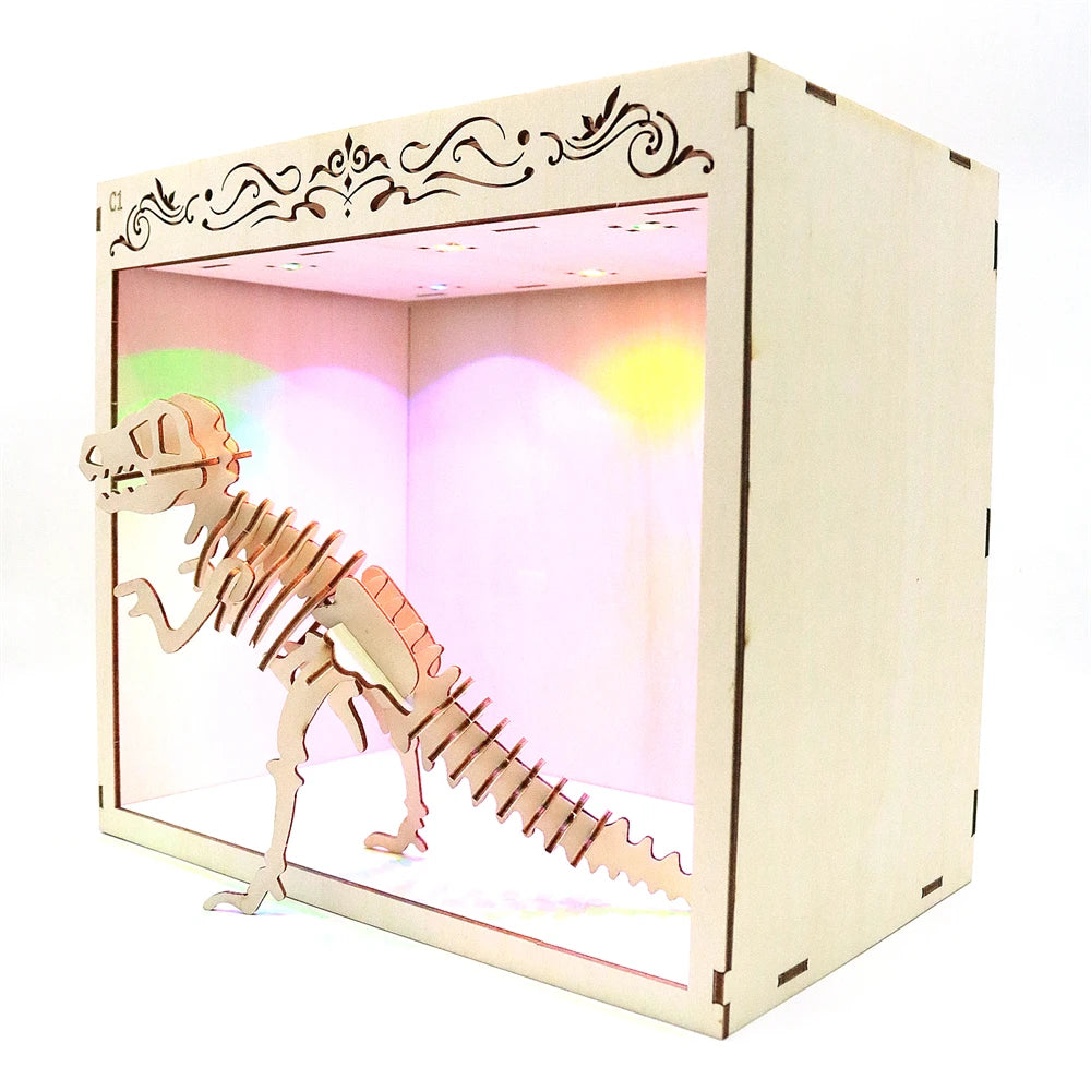 Book Nook Kit Creativity DIY 3D Puzzle Wooden with LED Light Carving Free Engraving Custom Name Figurines Dollhouse Birthday