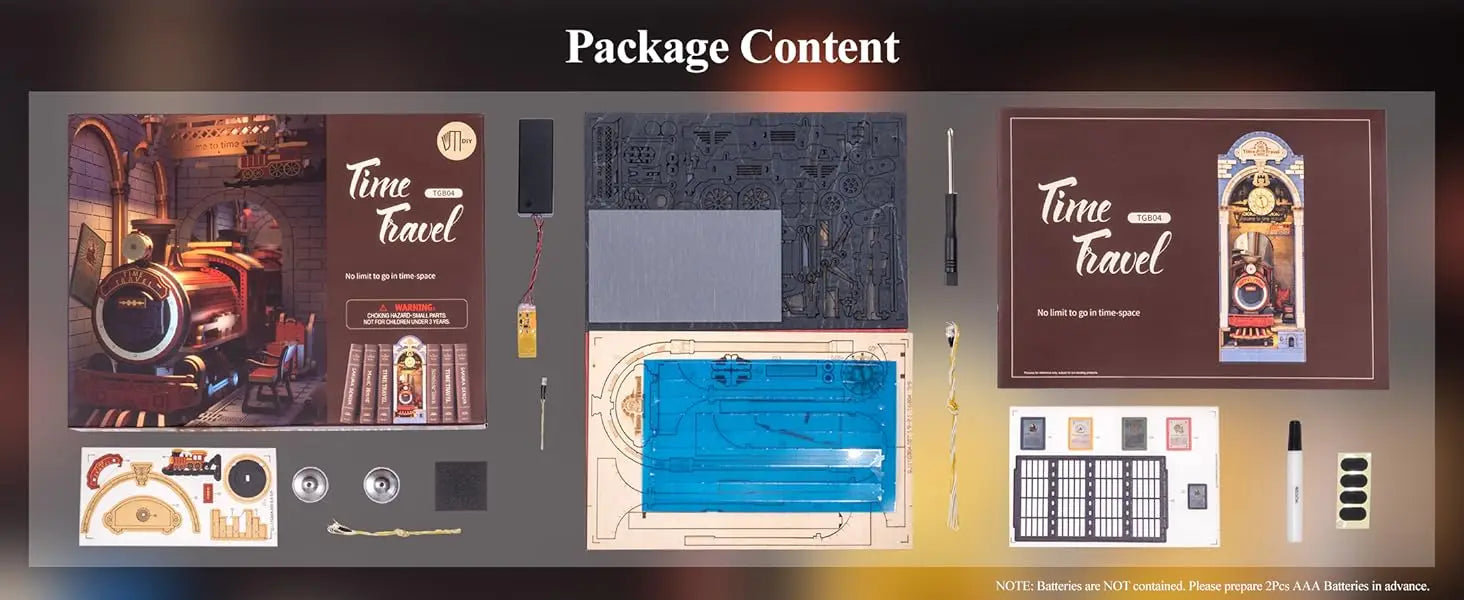 Robotime Rolife DIY Book Nook Wooden Miniature Doll House for Bookshelf Insert Furniture