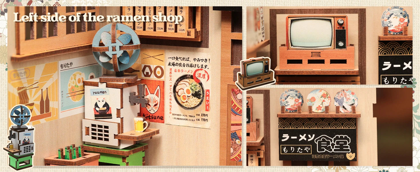 CUTEBEE Book Nook DIY Building Kit with Laser-Cut Precision Pieces 3D Wooden Puzzle  Collectible Desk Home Decor for Gift Idea