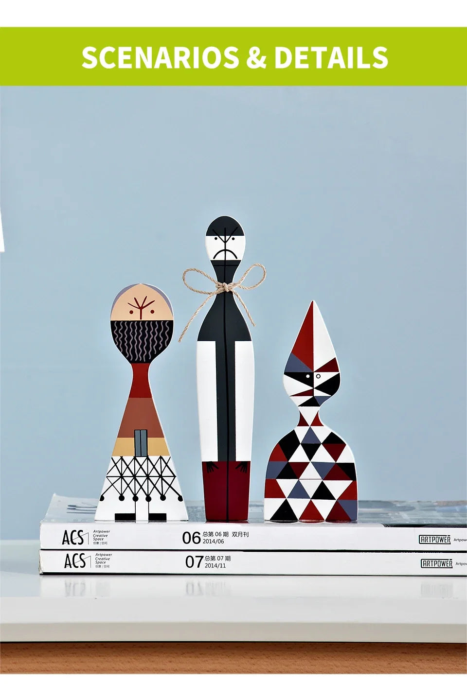 Book Nook Figurines Set Wooden Abstract Ideas Models Miniatures Decoration Living Room Home Decor Table Top Items Accessories