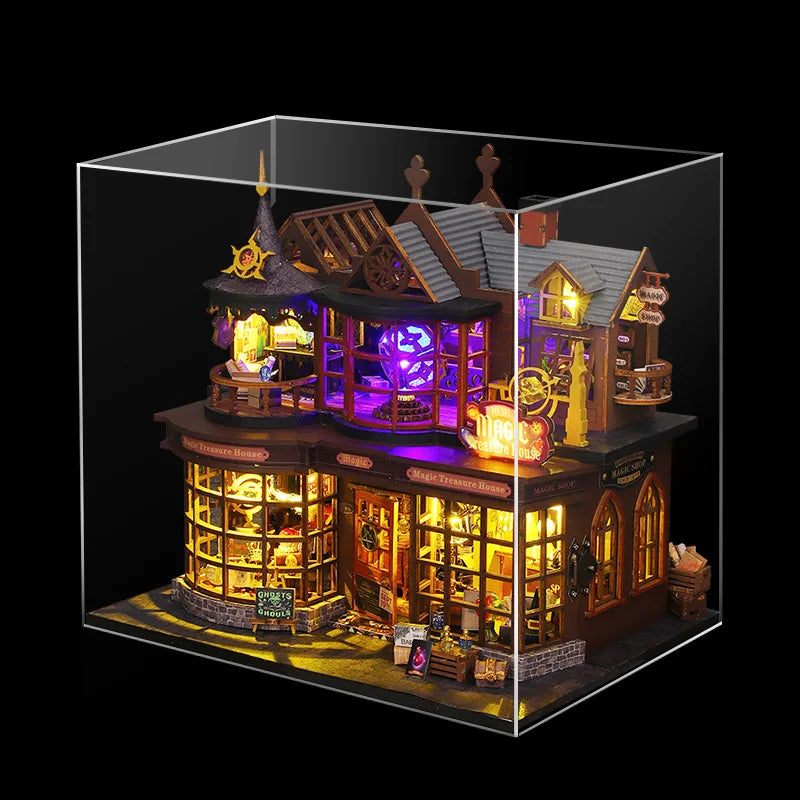 2014 DIY Doll House Wooden Miniature Building Kits  Dollhouse Furniture Accessories Toys for Children Birthday Christmas Gifts | BookNook Store