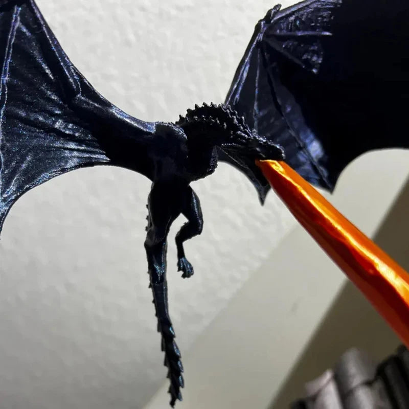 Novelty Dragon Flame Book Nook Adornment, a Perfect Birthday Gift.