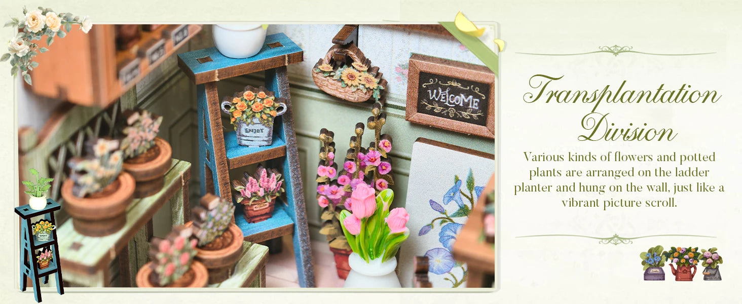 CUTEBEE Book Nook DIY Building Kit with Laser-Cut Precision Pieces 3D Wooden Puzzle  Collectible Desk Home Decor for Gift Idea