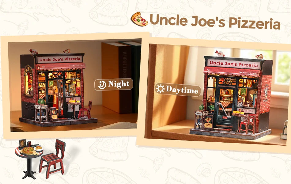 CUTEBEE Book Nook DIY Building Kit with Laser-Cut Precision Pieces 3D Wooden Puzzle  Collectible Desk Home Decor for Gift Idea