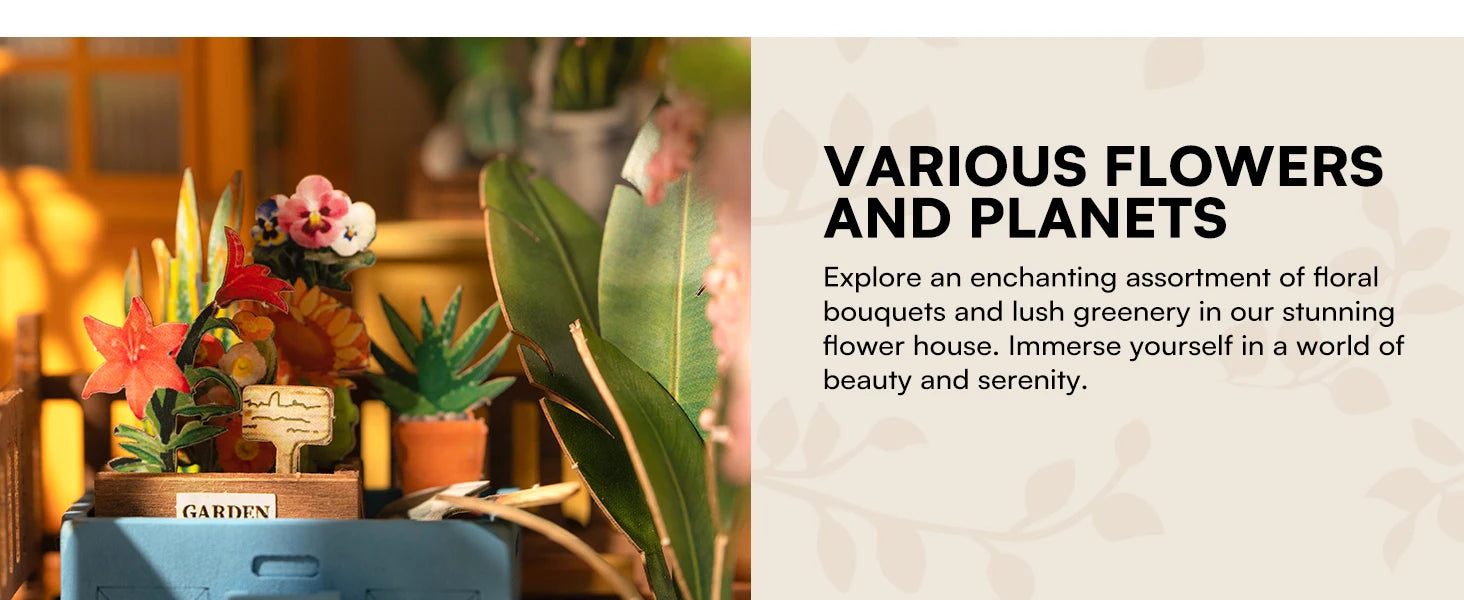 Robotime Rolife DIY Book Nook Wooden Miniature Doll House for Bookshelf Insert Furniture